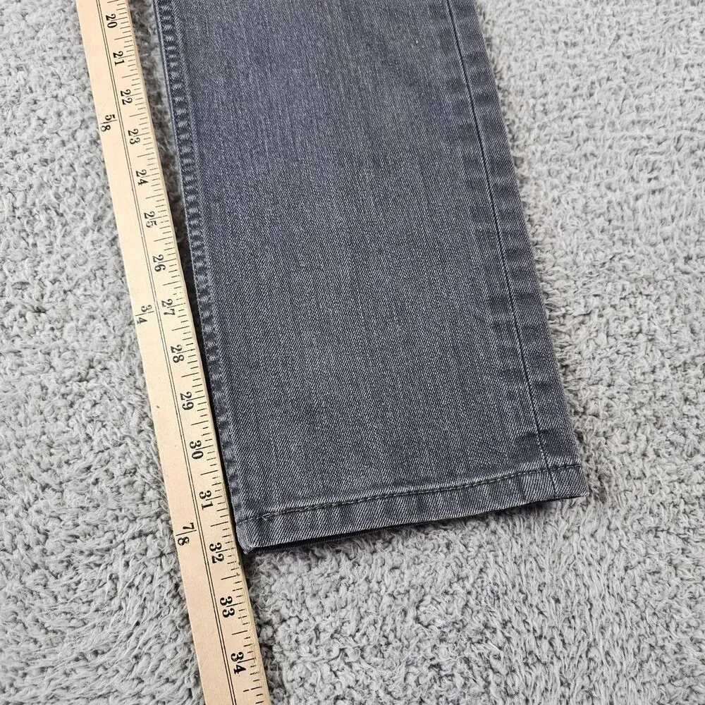 Levis 511 Jeans Mens 32x32 Black Slim Straight Casual Skater Rocker Distressed